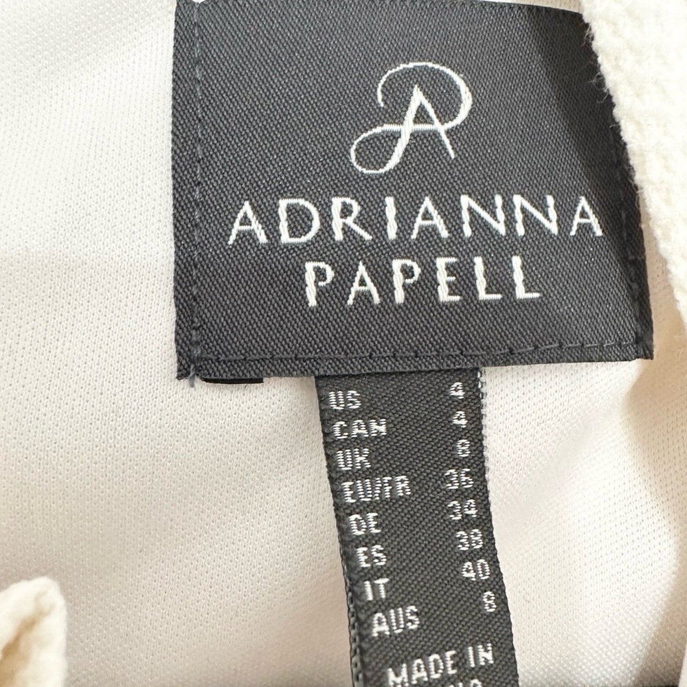 Adrianna Papell Ruffle Neckline Fit and Flare Dress Dress size 4 - Picture 5 of 5